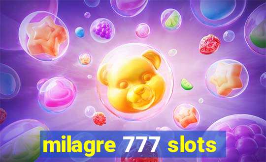 milagre 777 slots