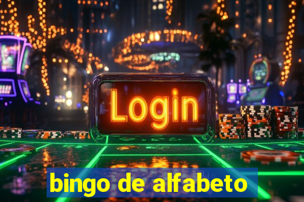 bingo de alfabeto