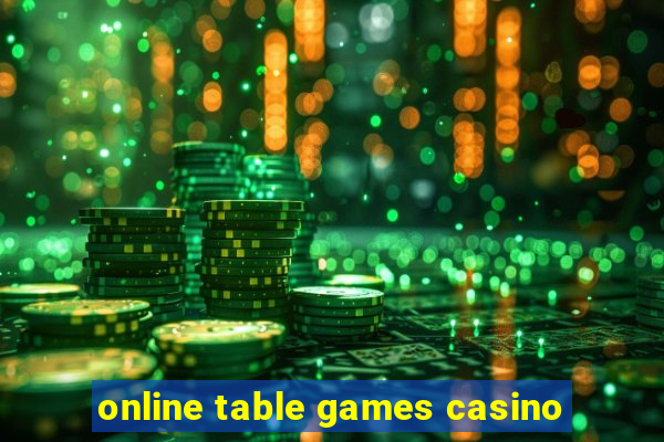 online table games casino