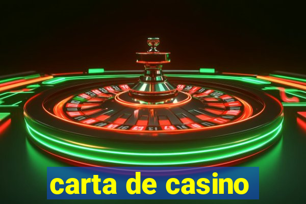 carta de casino