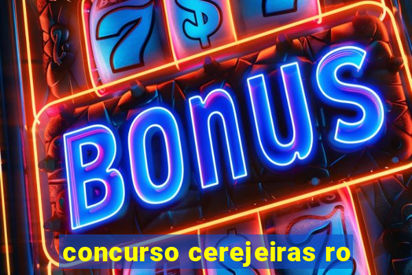 concurso cerejeiras ro