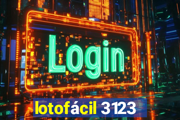 lotofácil 3123