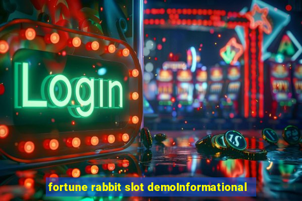 fortune rabbit slot demoInformational