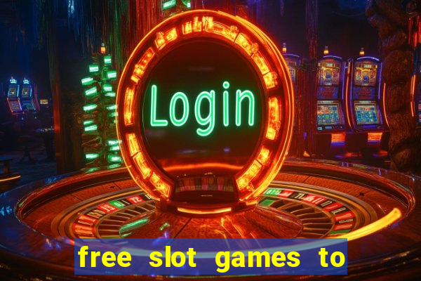 free slot games to play offline