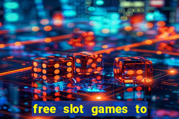 free slot games to play offline