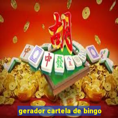 gerador cartela de bingo