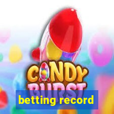 betting record