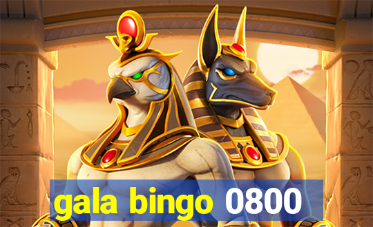 gala bingo 0800