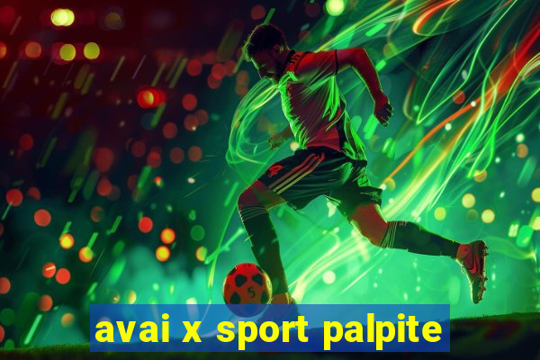 avai x sport palpite