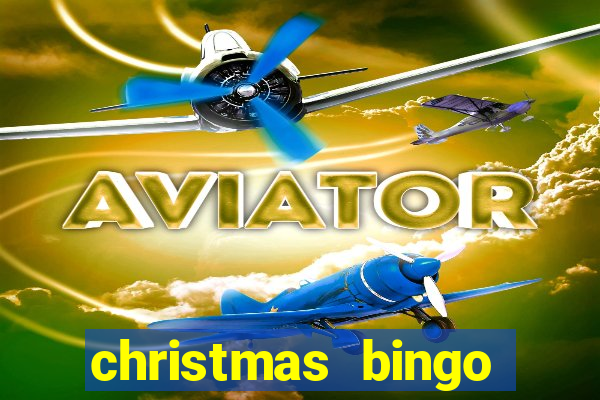 christmas bingo card generator