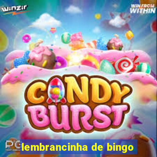 lembrancinha de bingo