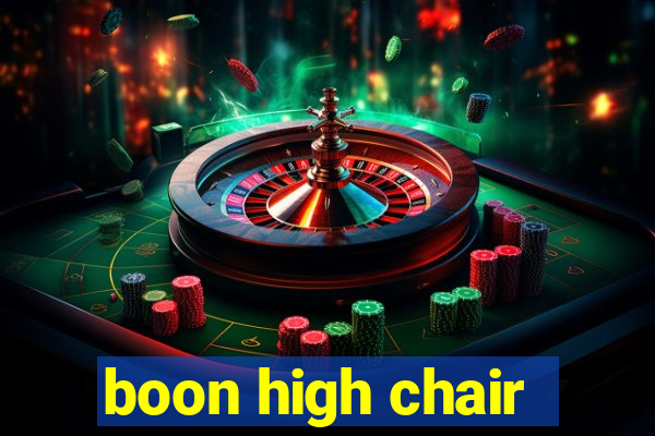 boon high chair