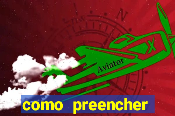 como preencher recibo de pagamento