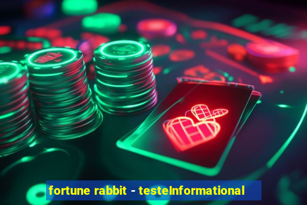 fortune rabbit - testeInformational