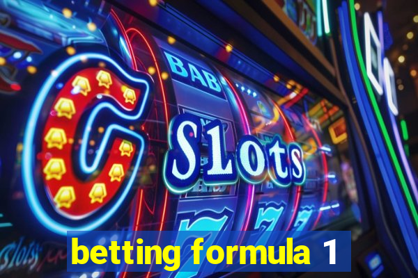 betting formula 1