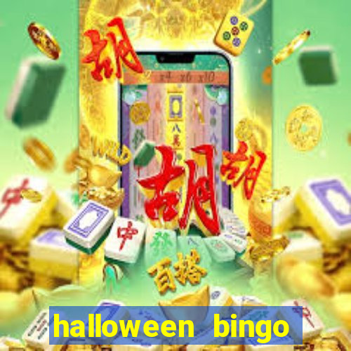 halloween bingo cards with numbers