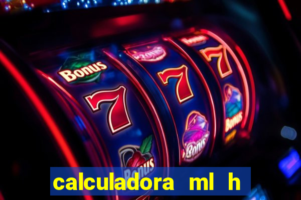 calculadora ml h para mcg kg min