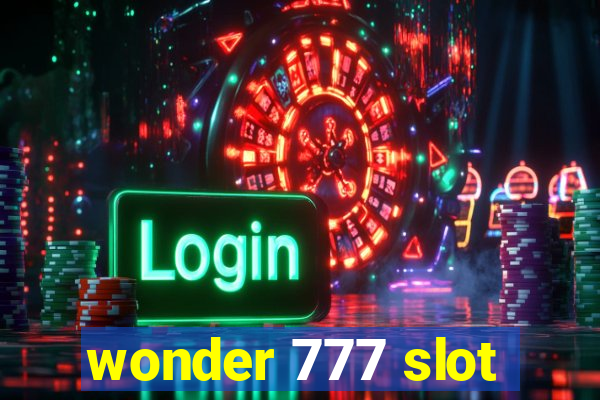 wonder 777 slot