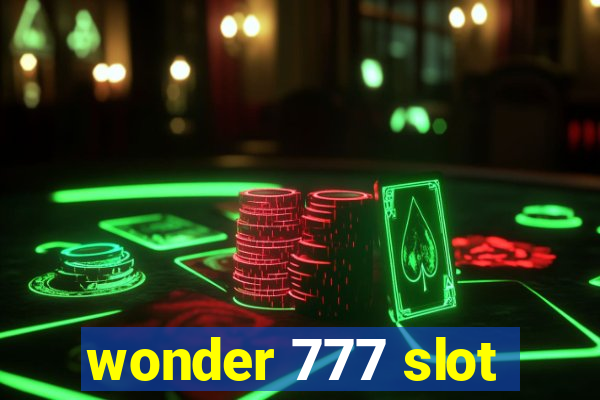 wonder 777 slot