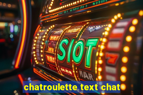 chatroulette text chat