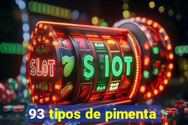 93 tipos de pimenta