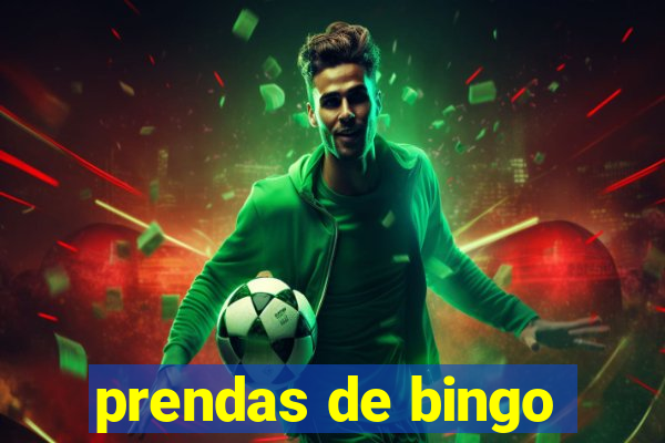 prendas de bingo