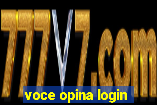 voce opina login