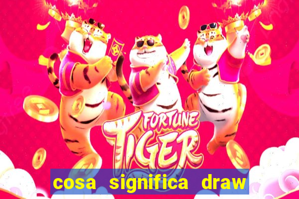 cosa significa draw no bet