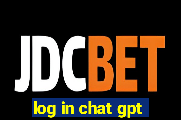 log in chat gpt