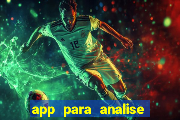 app para analise de jogos de futebol