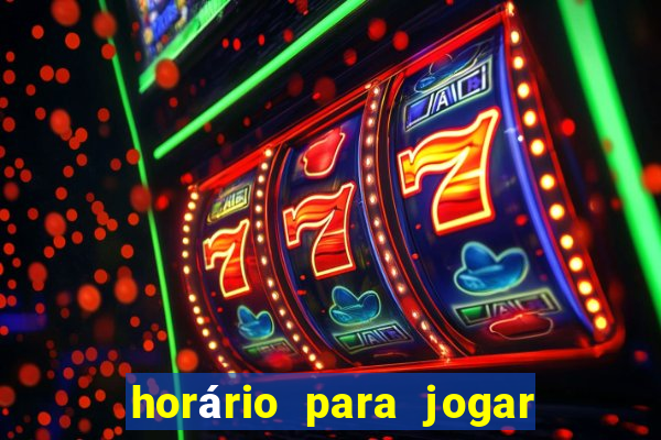 horário para jogar no rabbit