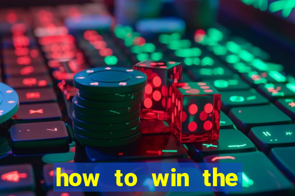 how to win the slot machine