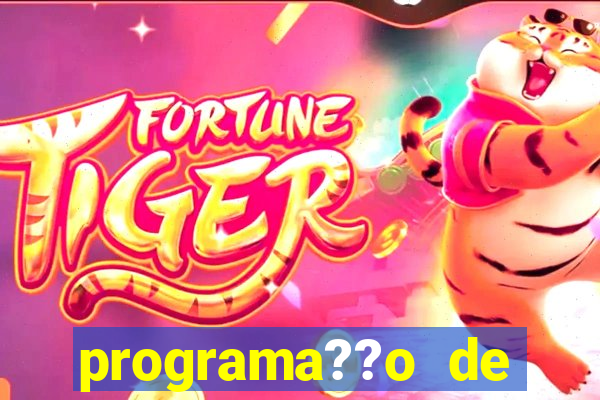 programa??o de jogos de futebol