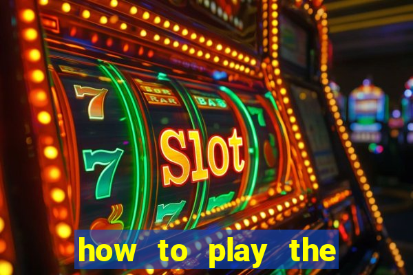 how to play the buffalo slot machine