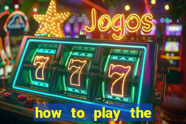 how to play the buffalo slot machine