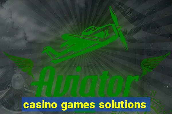 casino games solutions