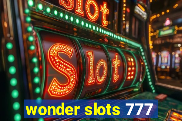 wonder slots 777