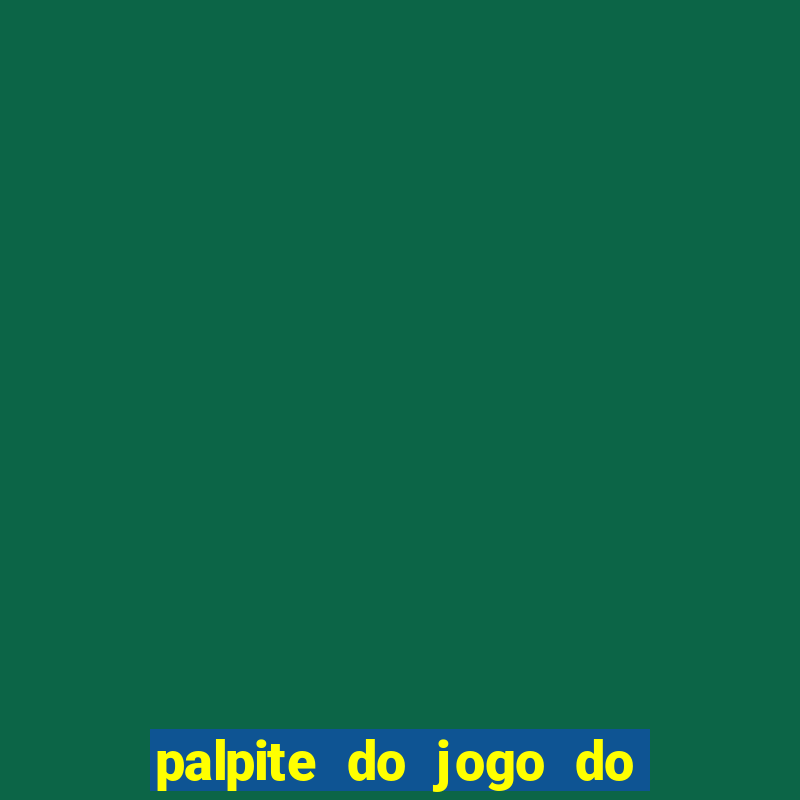 palpite do jogo do flamengo e corinthians