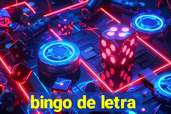 bingo de letra