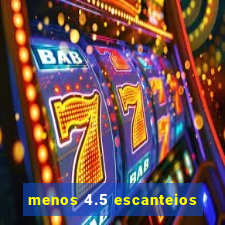 menos 4.5 escanteios