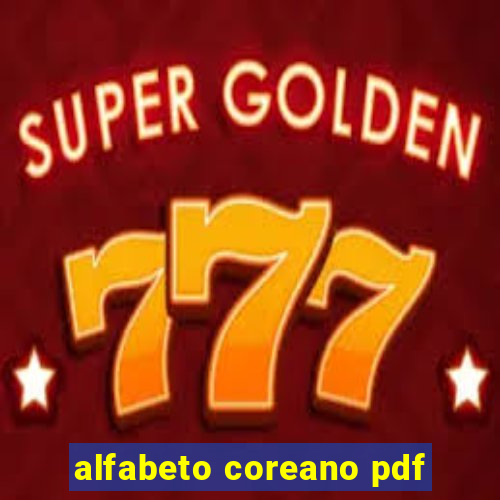 alfabeto coreano pdf