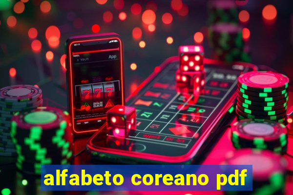 alfabeto coreano pdf