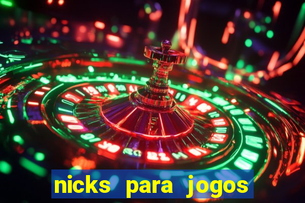 nicks para jogos de tiro