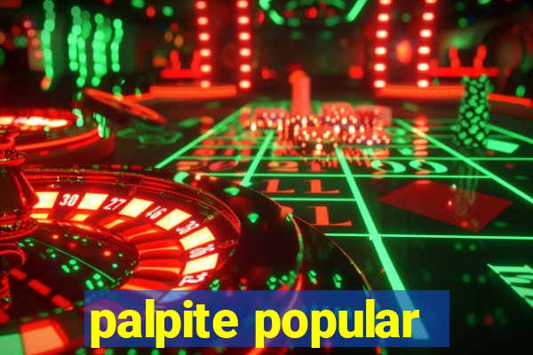 palpite popular