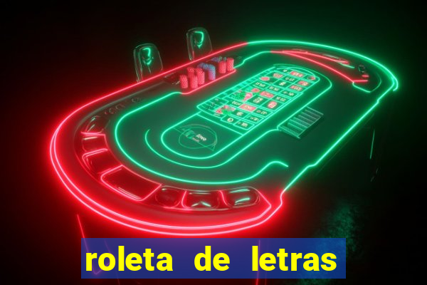 roleta de letras stop online