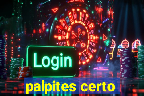 palpites certo