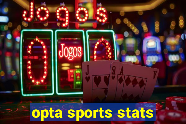 opta sports stats