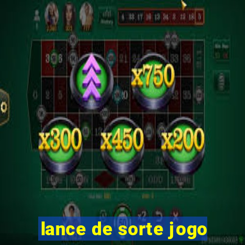 lance de sorte jogo