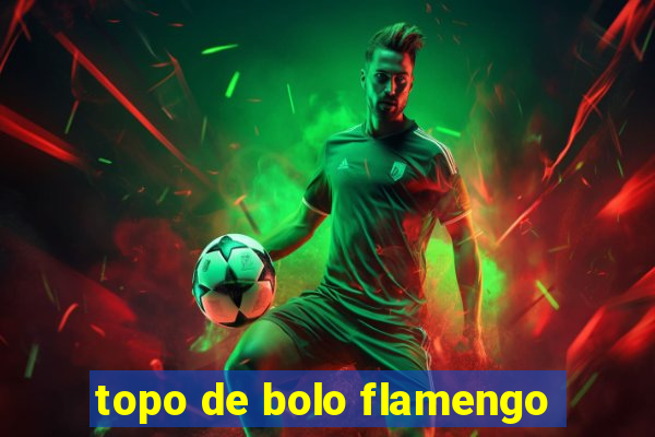 topo de bolo flamengo
