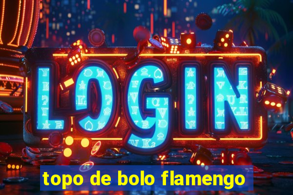 topo de bolo flamengo
